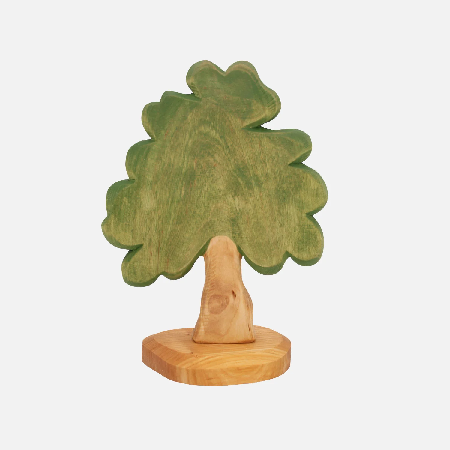 Hancrafted Wooden Big Deciduous Tree - Image 3