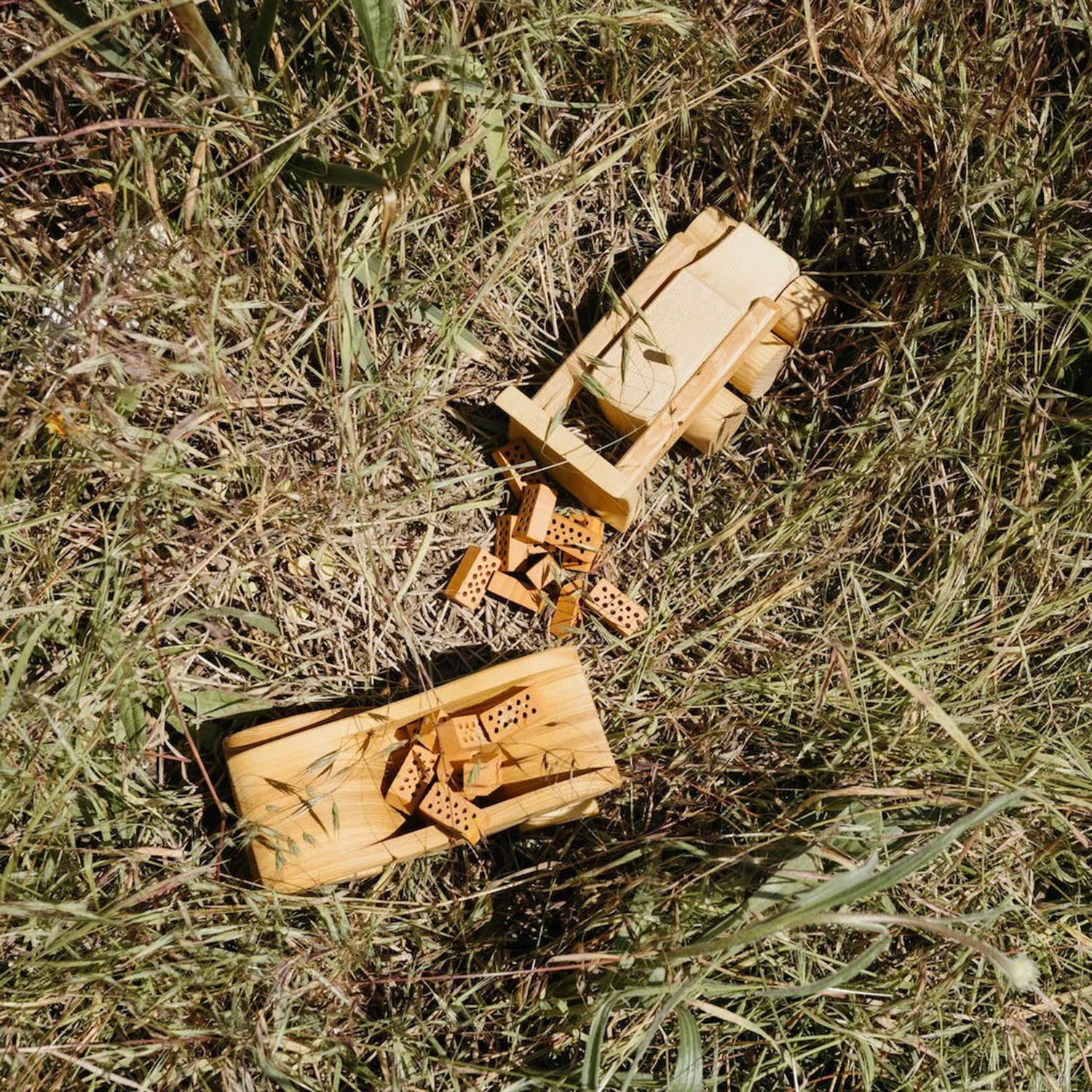 Handmade Wooden Bulldozer - Image 6