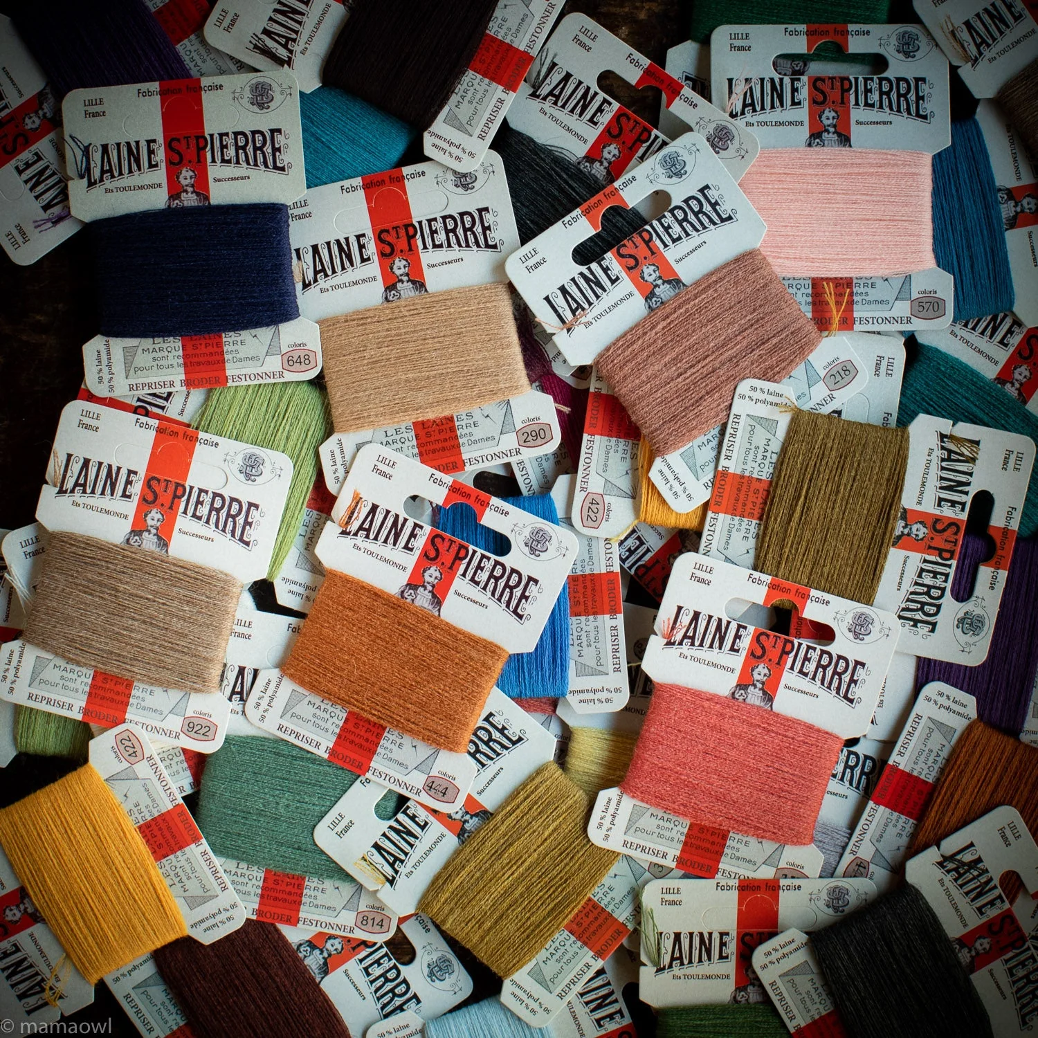 Wool Darning/Embroidery Thread - Neutrals - Many Colours - Image 17