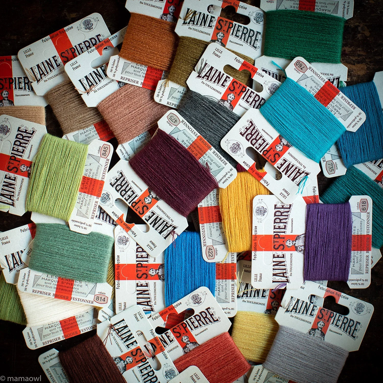 Wool Darning/Embroidery Thread - Neutrals - Many Colours - Image 19