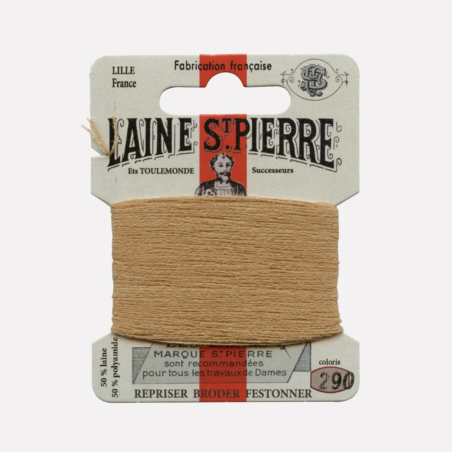 Wool Darning/Embroidery Thread - Neutrals - Many Colours - Image 2