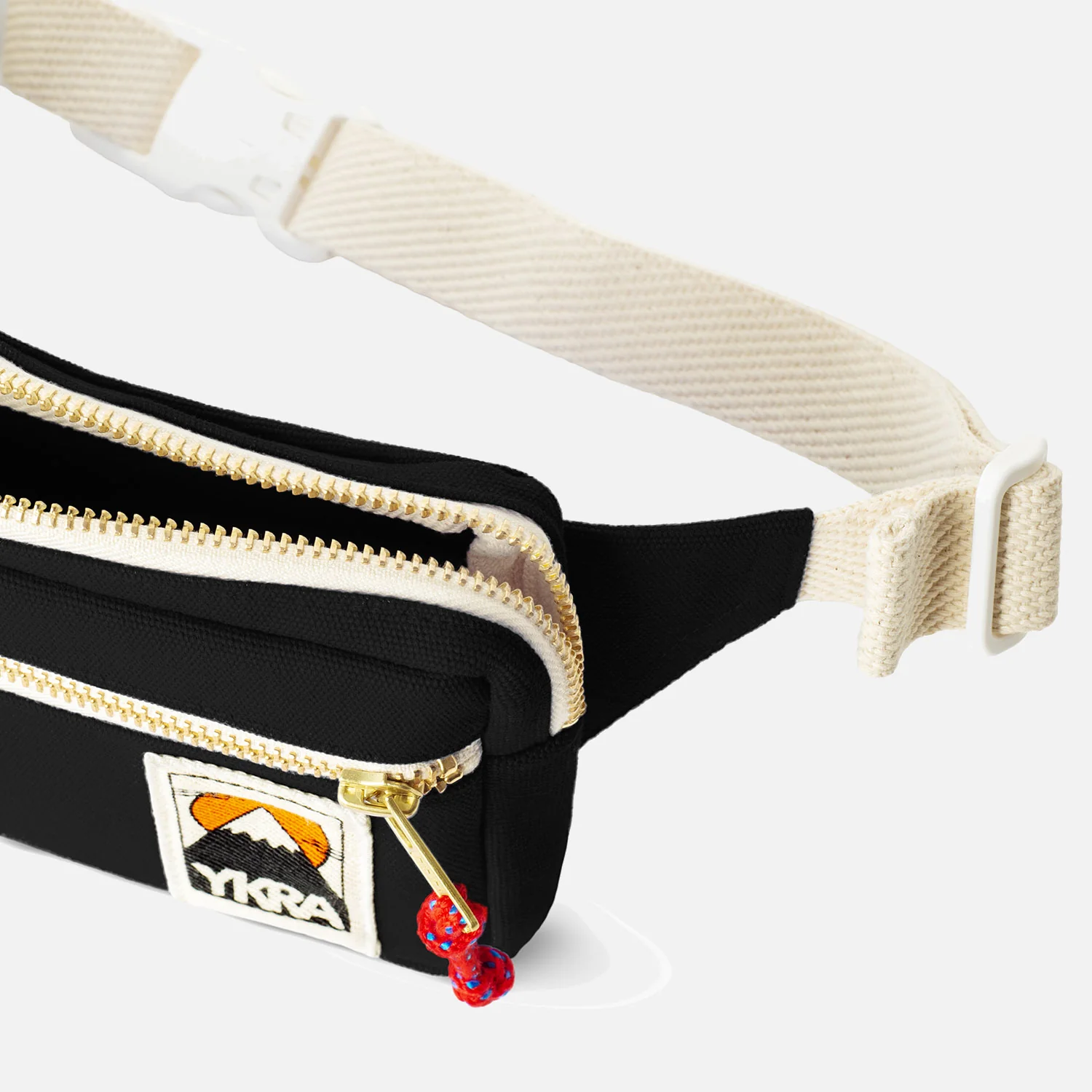Cotton Canvas Bum Bag - Black - Image 3