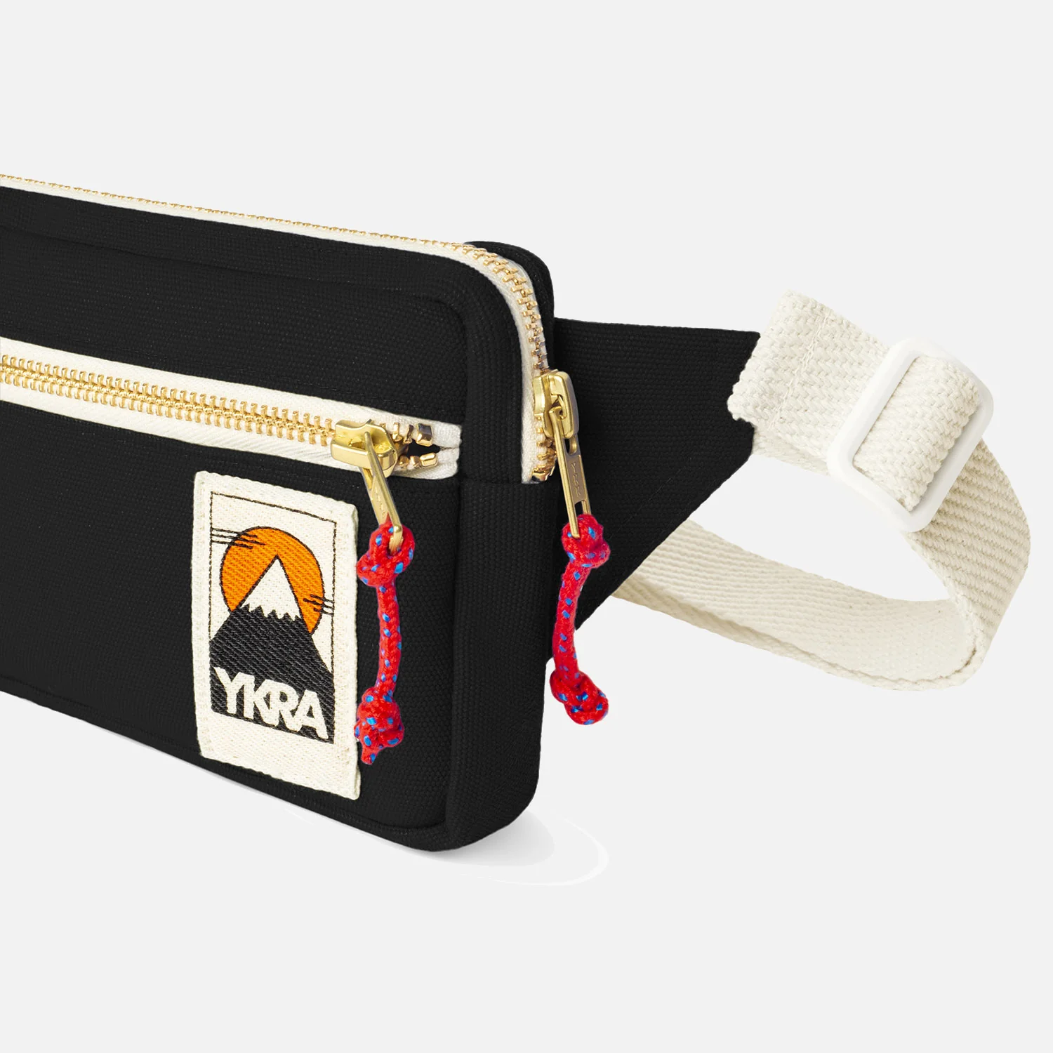 Cotton Canvas Bum Bag - Black - Image 5