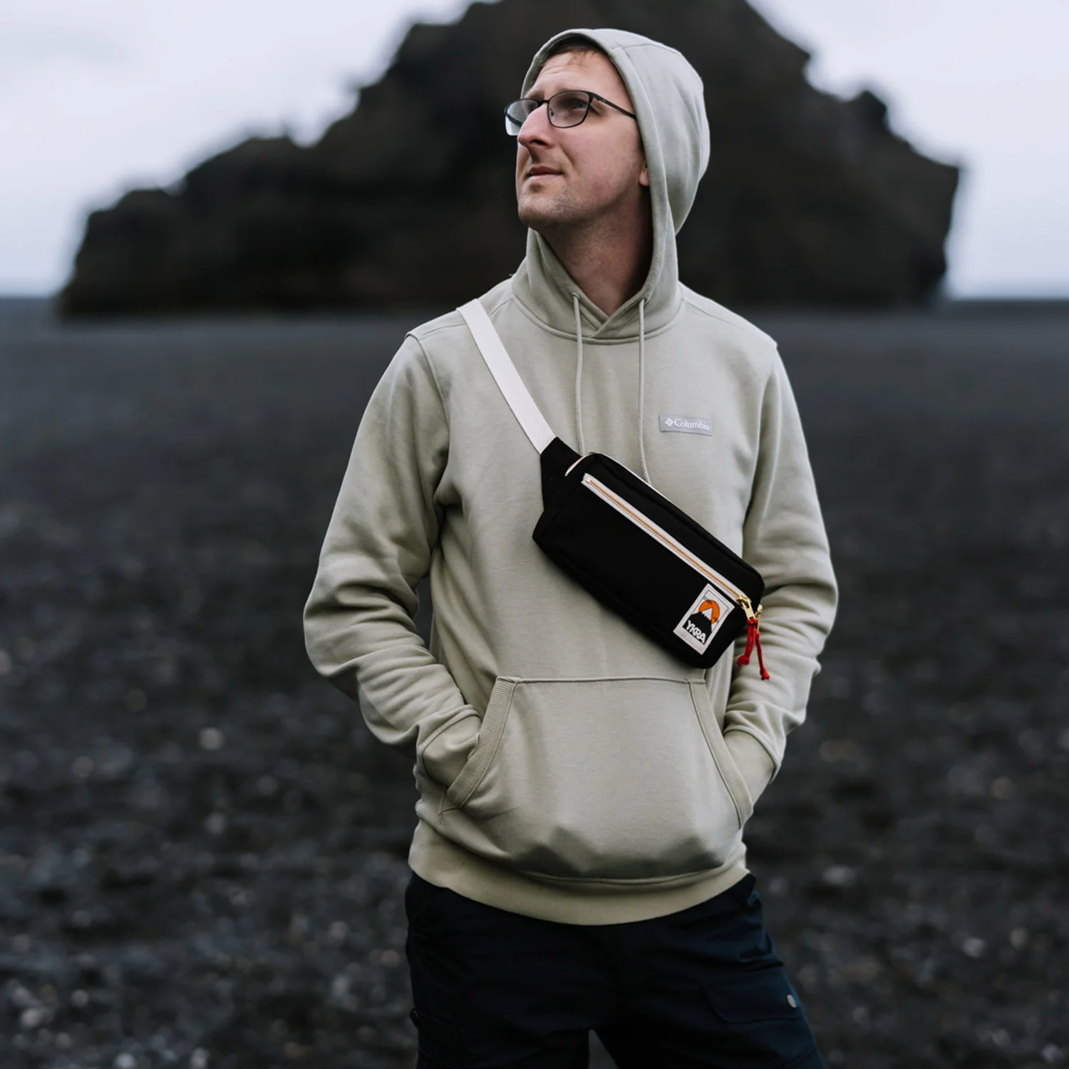 Cotton Canvas Bum Bag - Black - Image 6