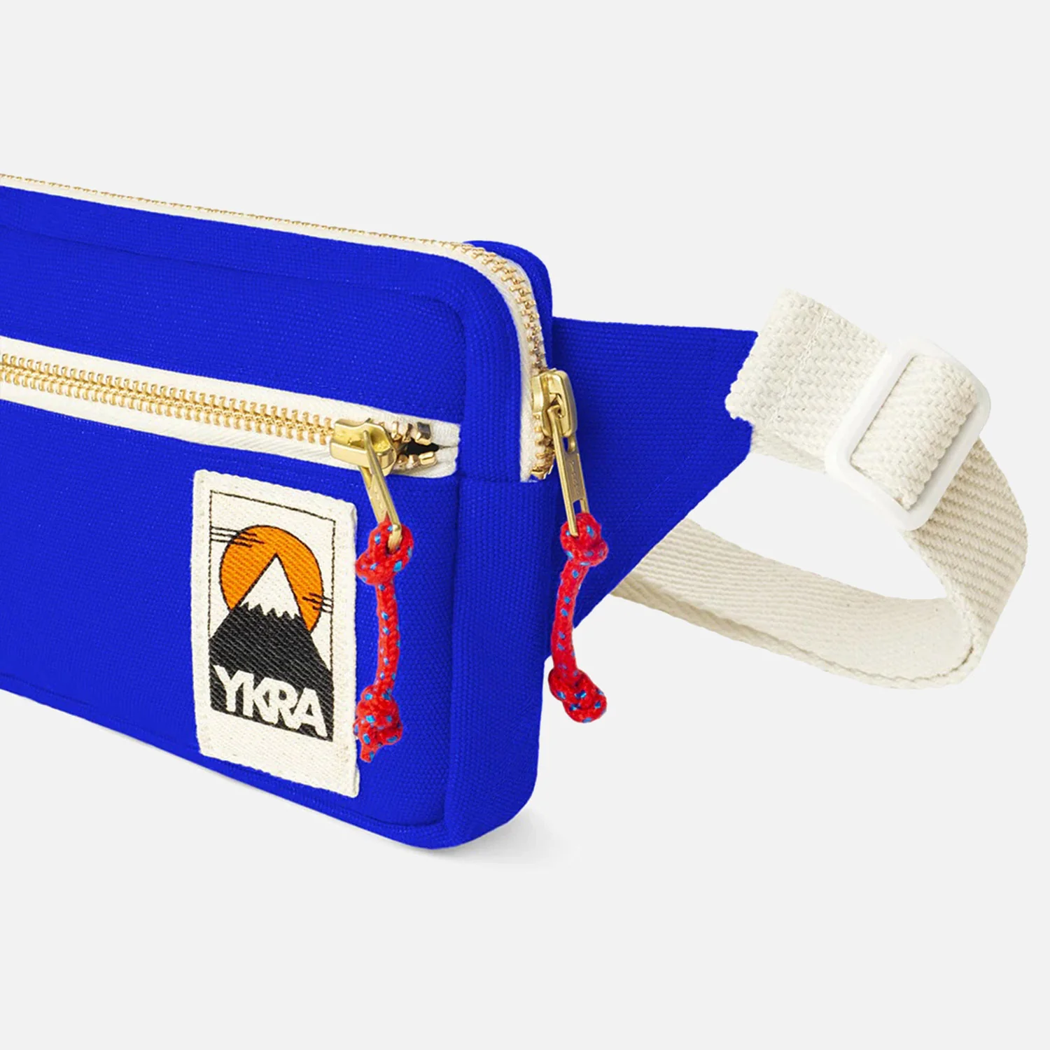 Cotton Canvas Bum Bag - Blue - Image 6