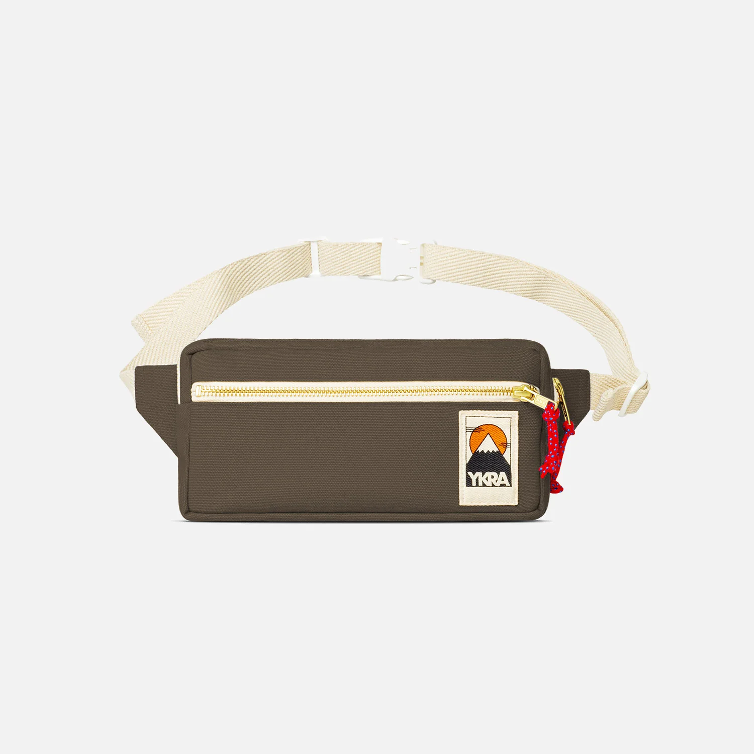 Cotton Canvas Bum Bag - Khaki - Image 2