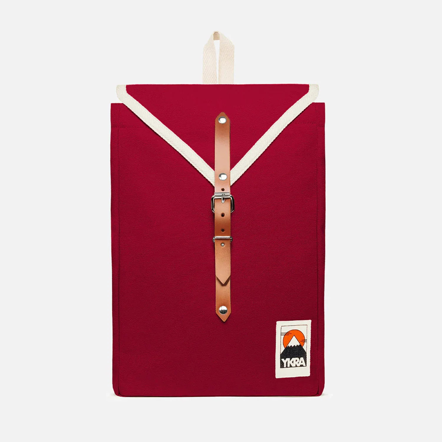 Cotton Canvas Scout Backpack - Bordeaux - Image 2
