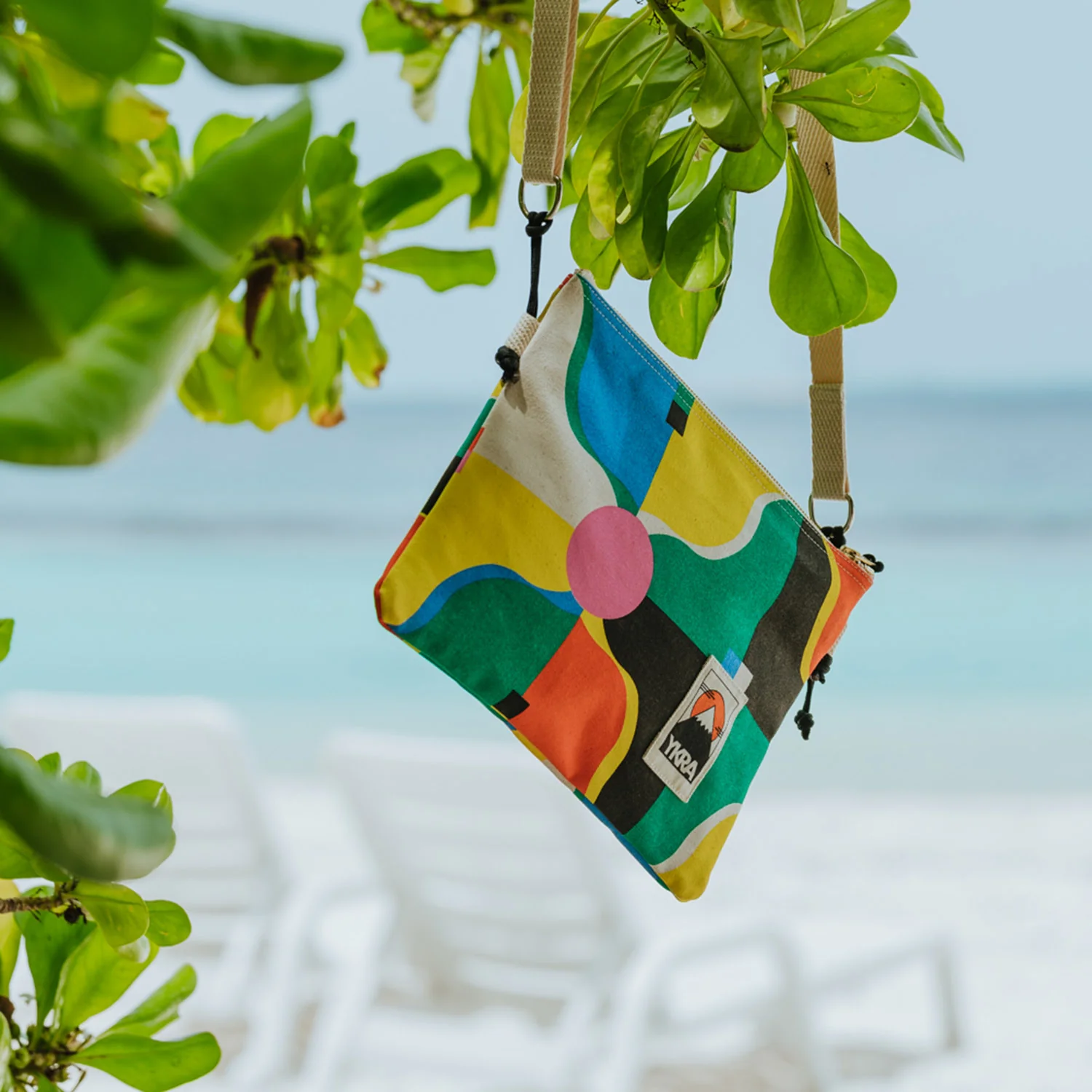 Cotton Canvas Side Pouch Bag - Porto - Image 7
