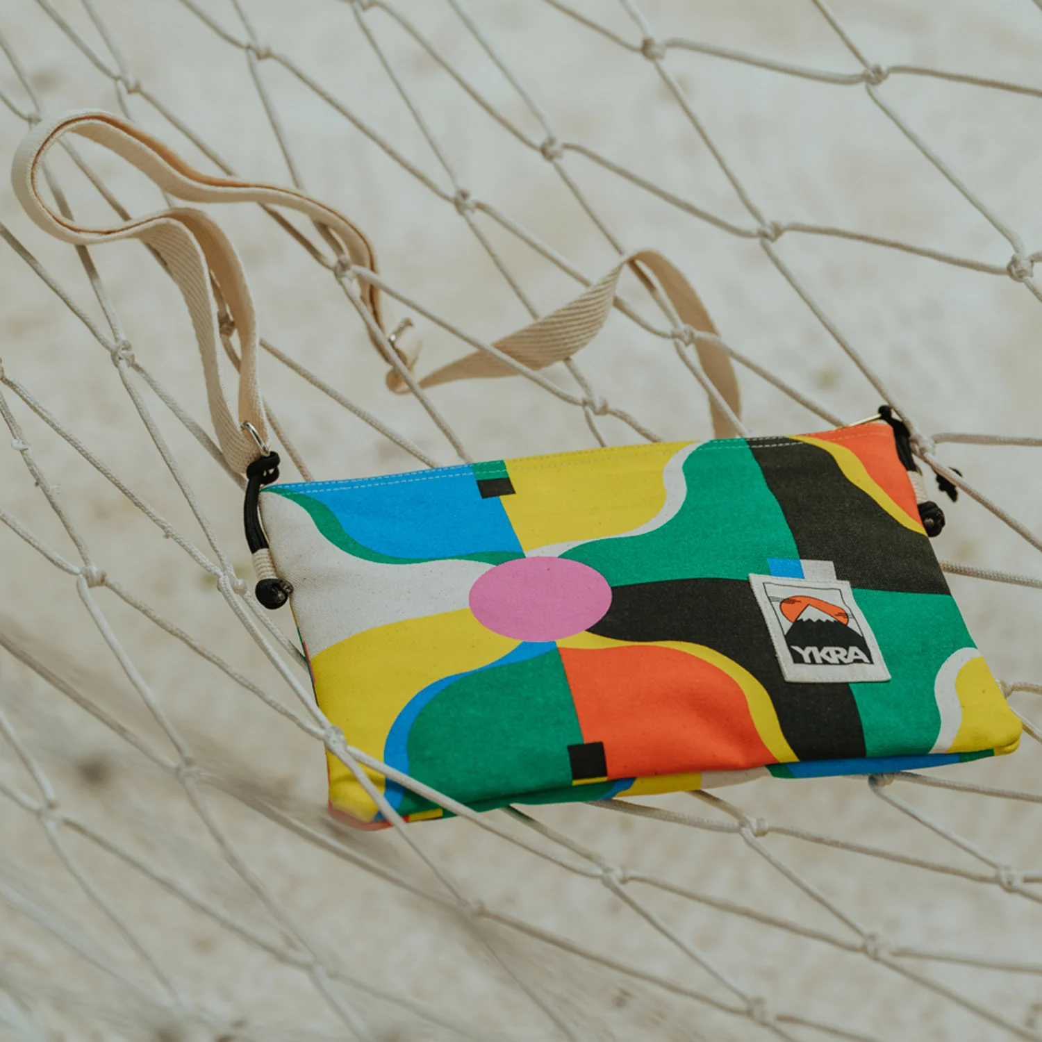 Cotton Canvas Side Pouch Bag - Porto - Image 9
