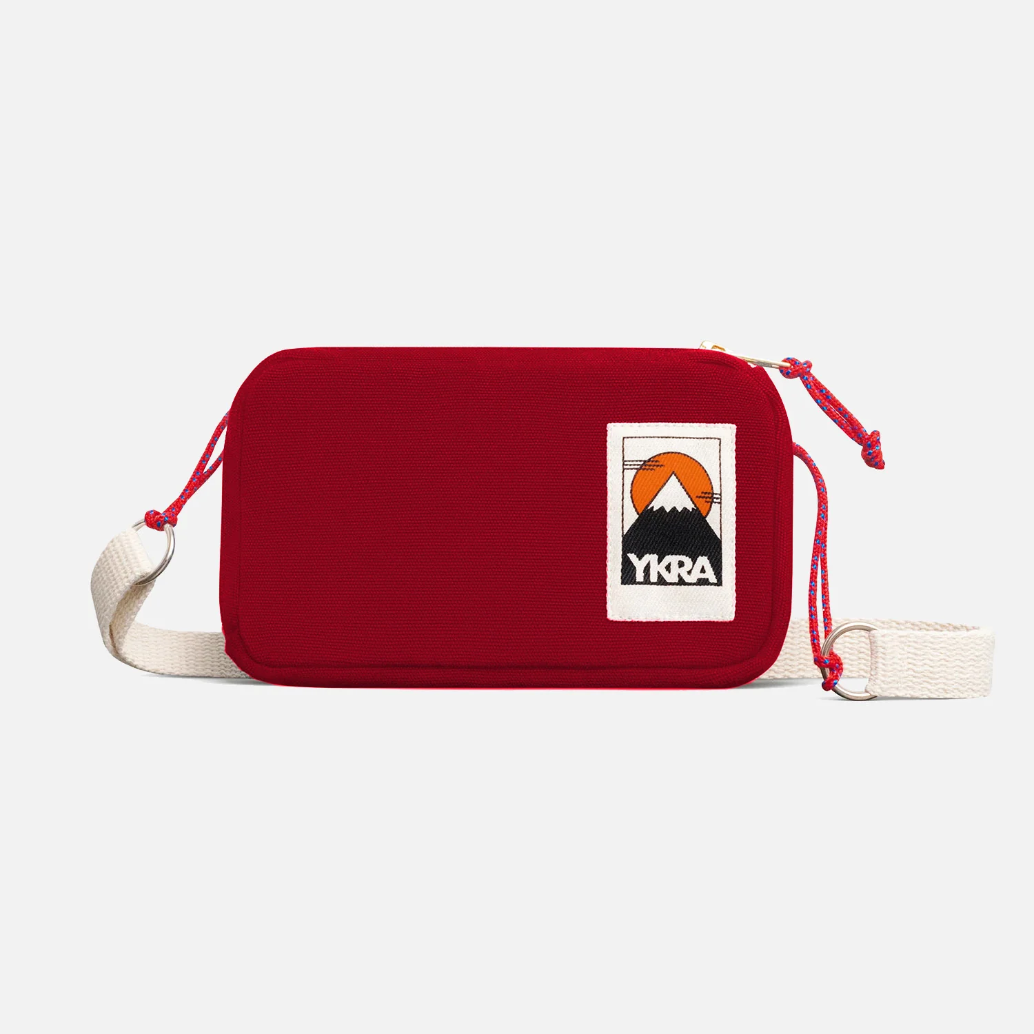 Cotton Canvas Travel Case Bag - Bordeaux