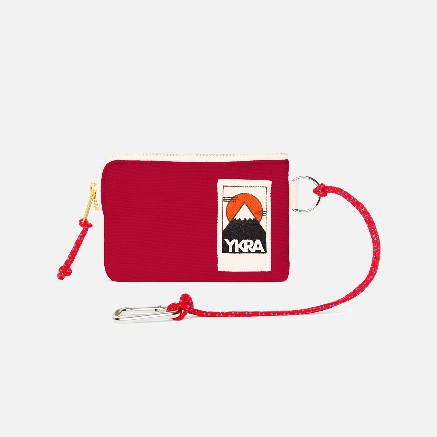 Cotton Canvas Mini Wallet - Bordeaux - Image 2